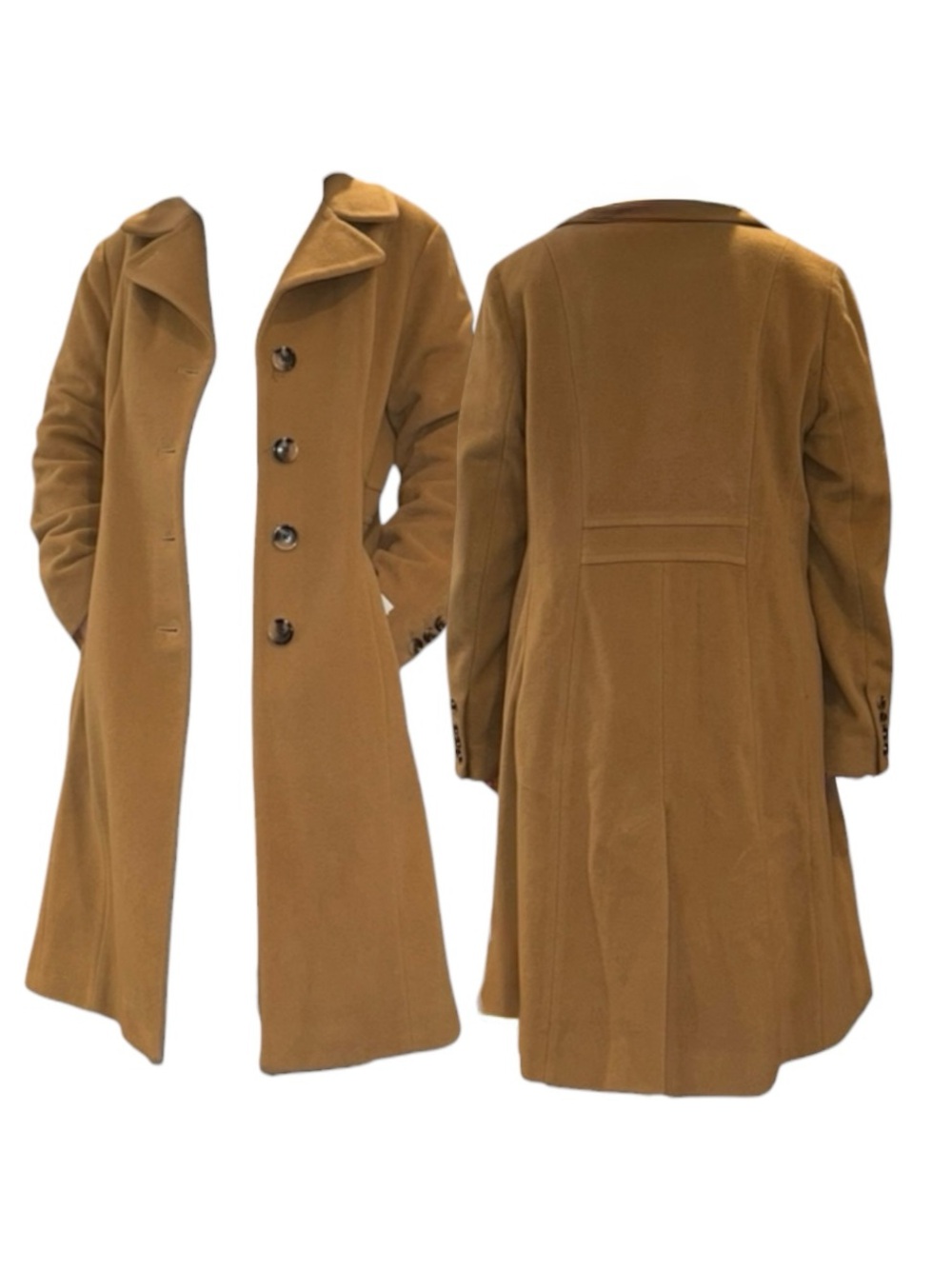 Anne Klein Wool-Cashmere Blend Coat